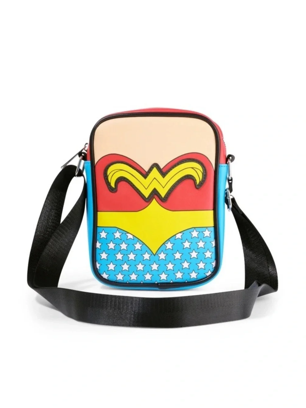 DC Comics Wonder Woman Crossbody Bag Buckle Down Mini Purse NWT - Picture 6 of 11